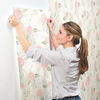 Watercolor Roses Coral Wallpaper thumbnail 2