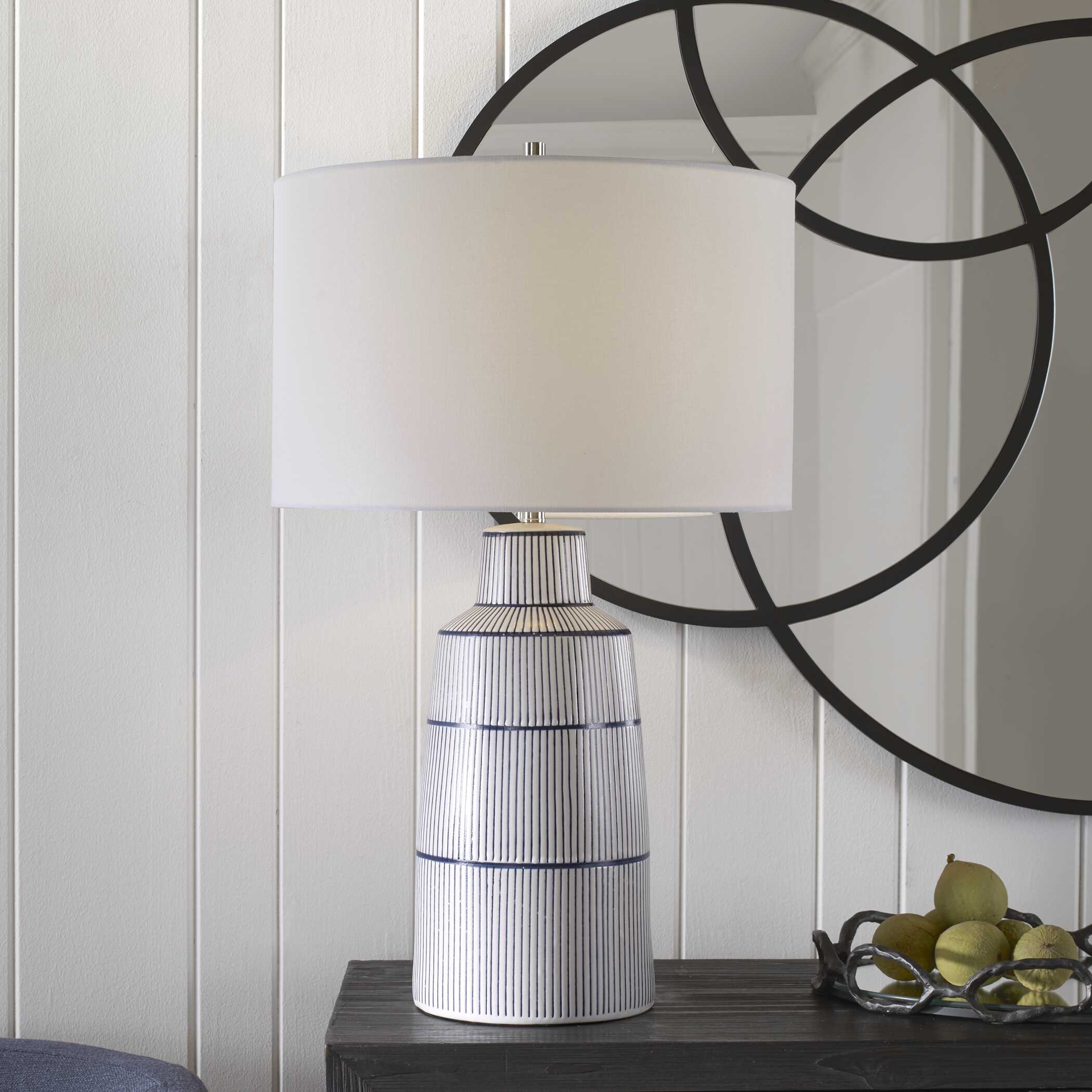 Breton Nautical Stripe Table Lamp large image 
