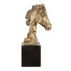 Chiseled Horse Bust Sculpture thumbnail 3