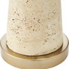 Perkins Travertine Table Lamp, by Uttermost, 17" width x 31.62" height x 17" depth thumbnail 7