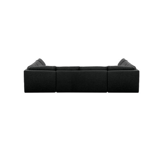 Miles Outdoor Modular 5 Piece Speckled Charcoal