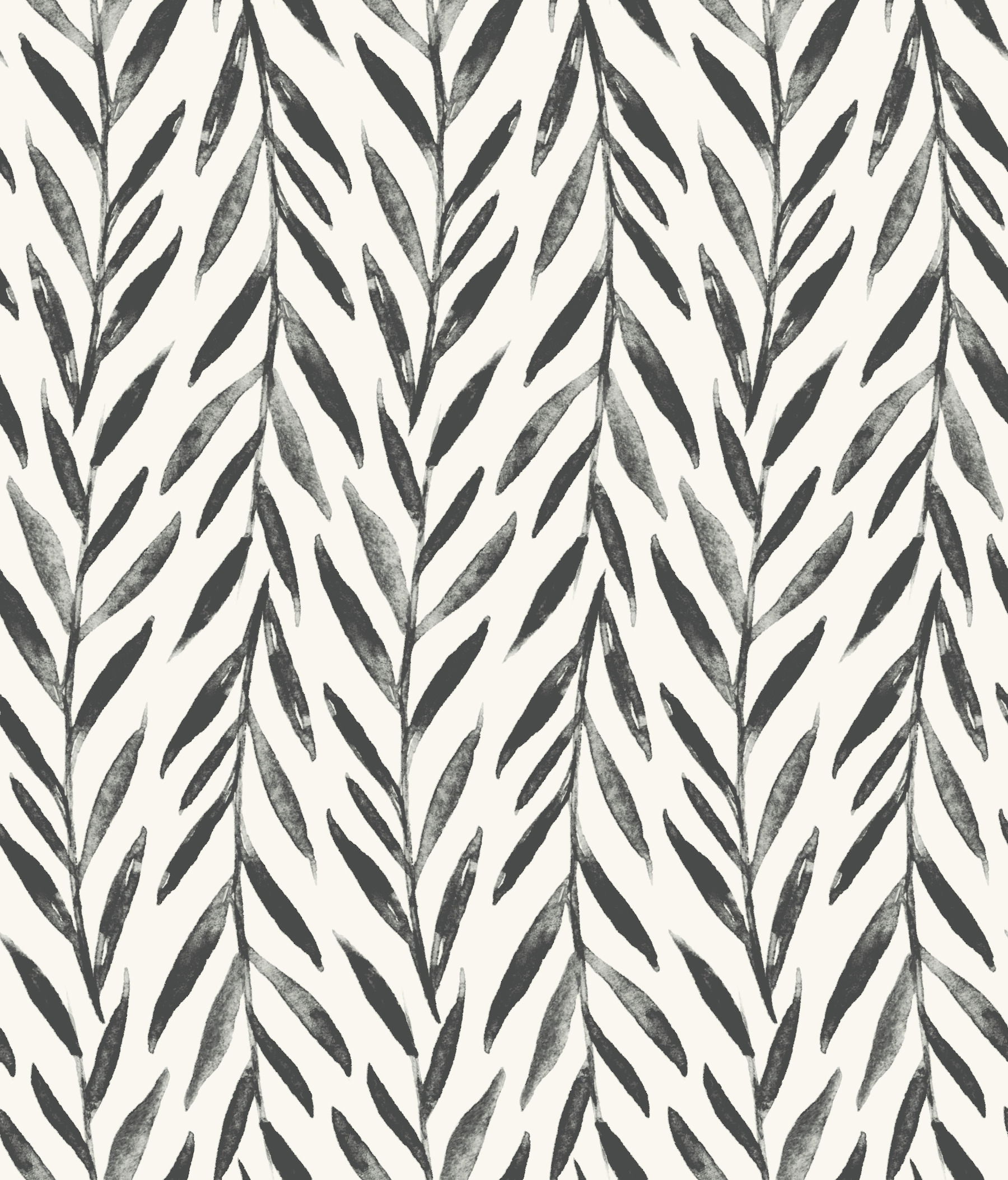 Magnolia Home Willow Black Peel & Stick Wallpaper large image 