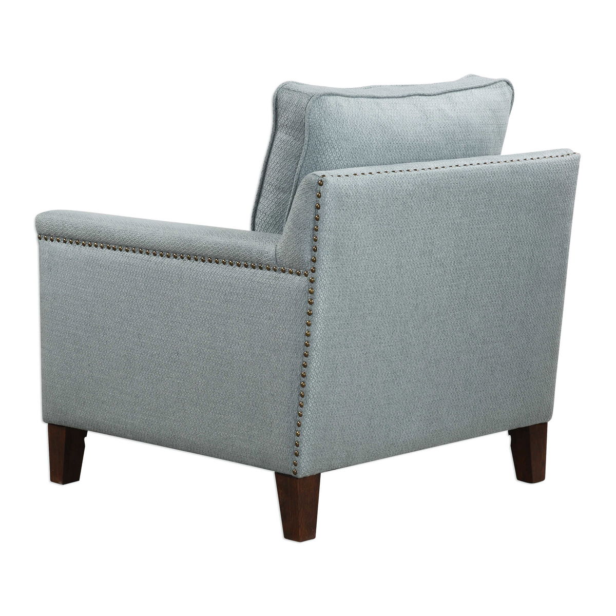 Charlotta Sea Mist Accent Chair, by Uttermost, 31" width x 34" height x 36" depth View 6