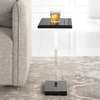 Angle Contemporary Accent Table, Side & End Table by Uttermost, 12.5" width x 22.75" height x 9.62" depth thumbnail 4