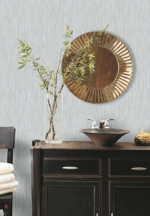 Feather Fletch Light Blue Wallpaper