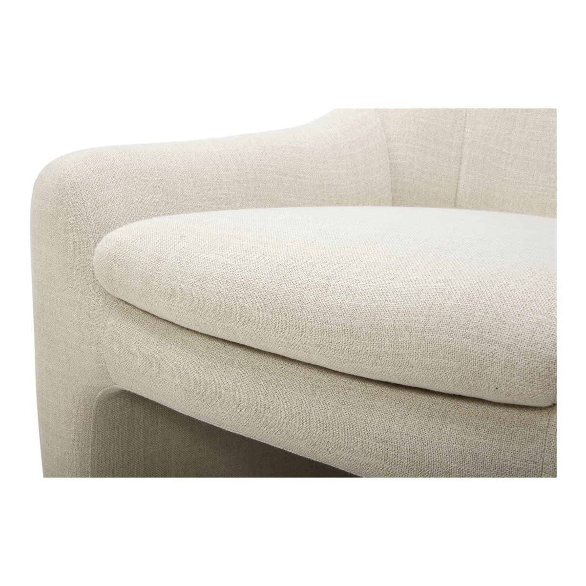 Kenzie Accent Chair Dune, by Moe's Home, 33.75" width x 29.25" height x 31" depth View 7