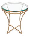Round Side Table, Side & End Table by Sarreid, 20" length x 20" width x 22" height thumbnail 6