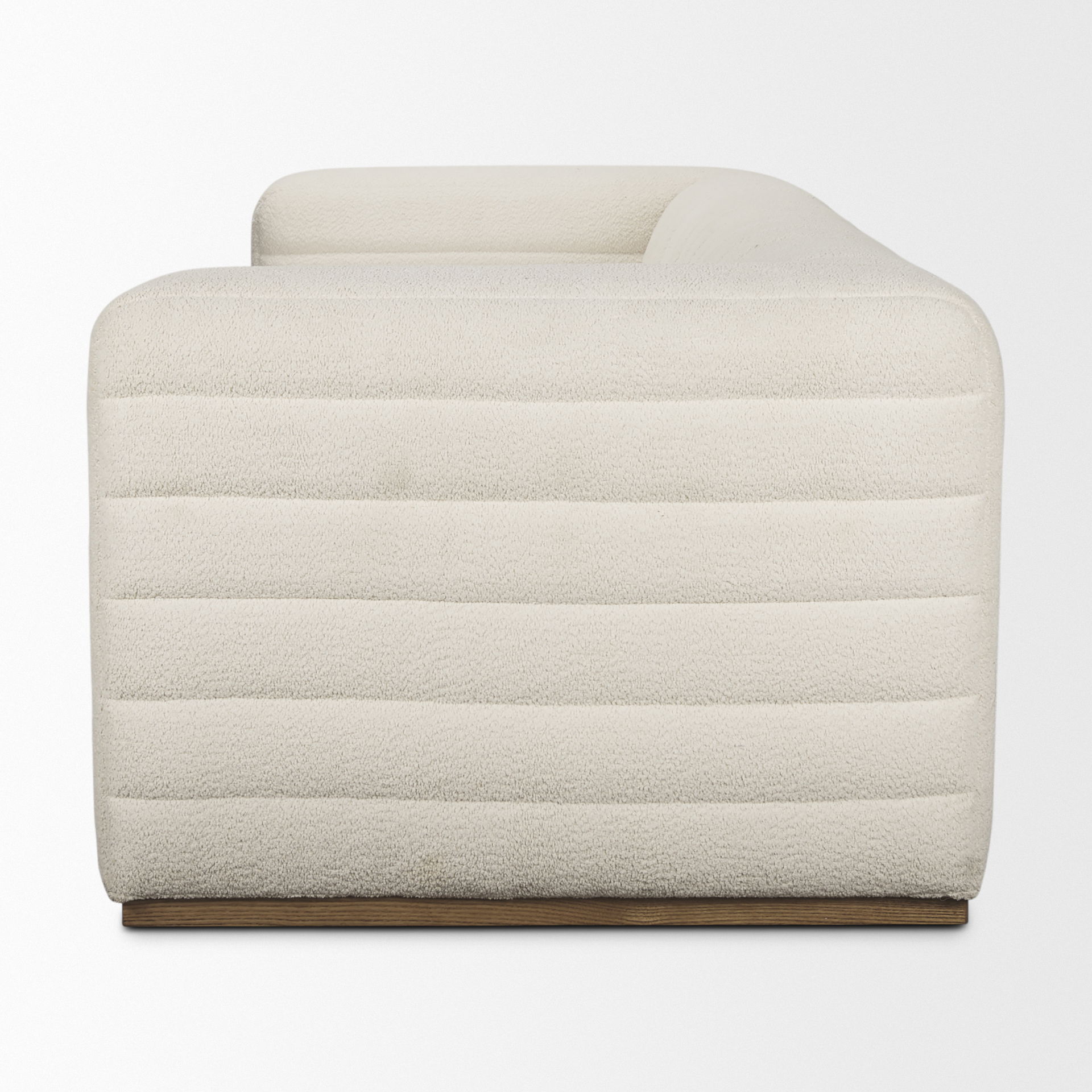 Ricciardo Cream Boucle 3-Seater Sofa large image 