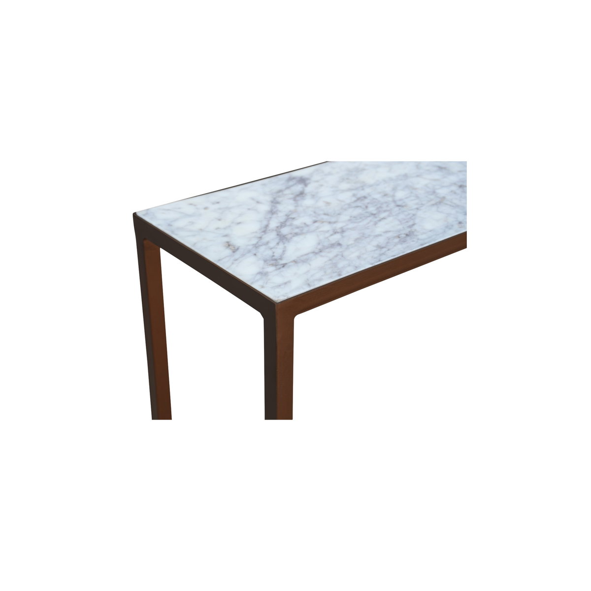 Bottego Console Table Antique Copper, by Moe's Home, 42" width x 32" height x 10" depth View 4