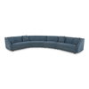 Fraser 4 Piece Modular Sectional Deep Blue thumbnail 0