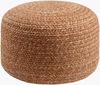 Entwined Pouf, Ottoman by Surya, 18" width x 12" height thumbnail
