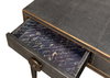 Gabriella Shagreen Desk/Table Ant.Grey, by Sarreid, 2' length x 4' width x 2'6" height thumbnail 7