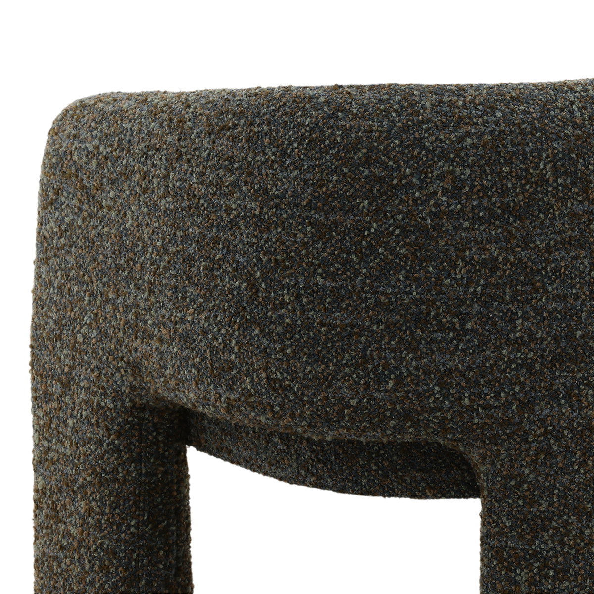 Nailah Occasional Chair Blue, Accent Chair by Dovetail, 31.5" width x 28.5" height x 28" depth View 6