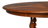 Walnut Jupe Dining Table, Ex-Large, by Sarreid, 80" length x 80" width x 30" height thumbnail 8