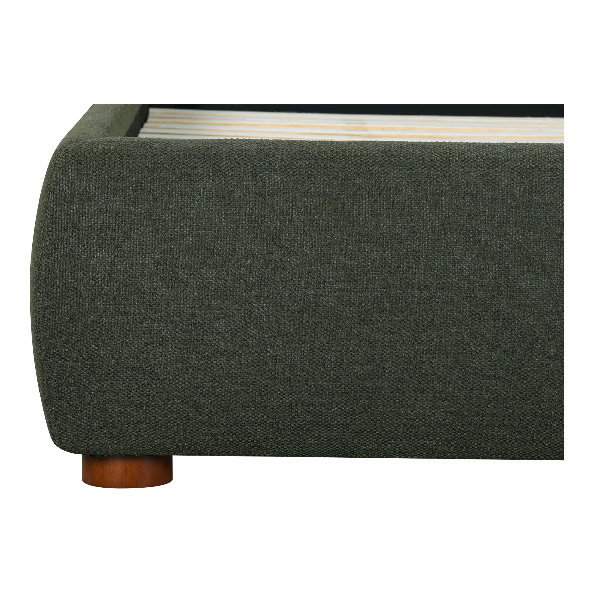 Luzon King Bed Deep Forest, by Moe's Home, 85.5" width x 45.5" height x 88.5" depth View 12