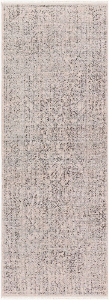 Subtle Machine Woven Rug, by Surya, 7'2.61" length x 2'7.5" width