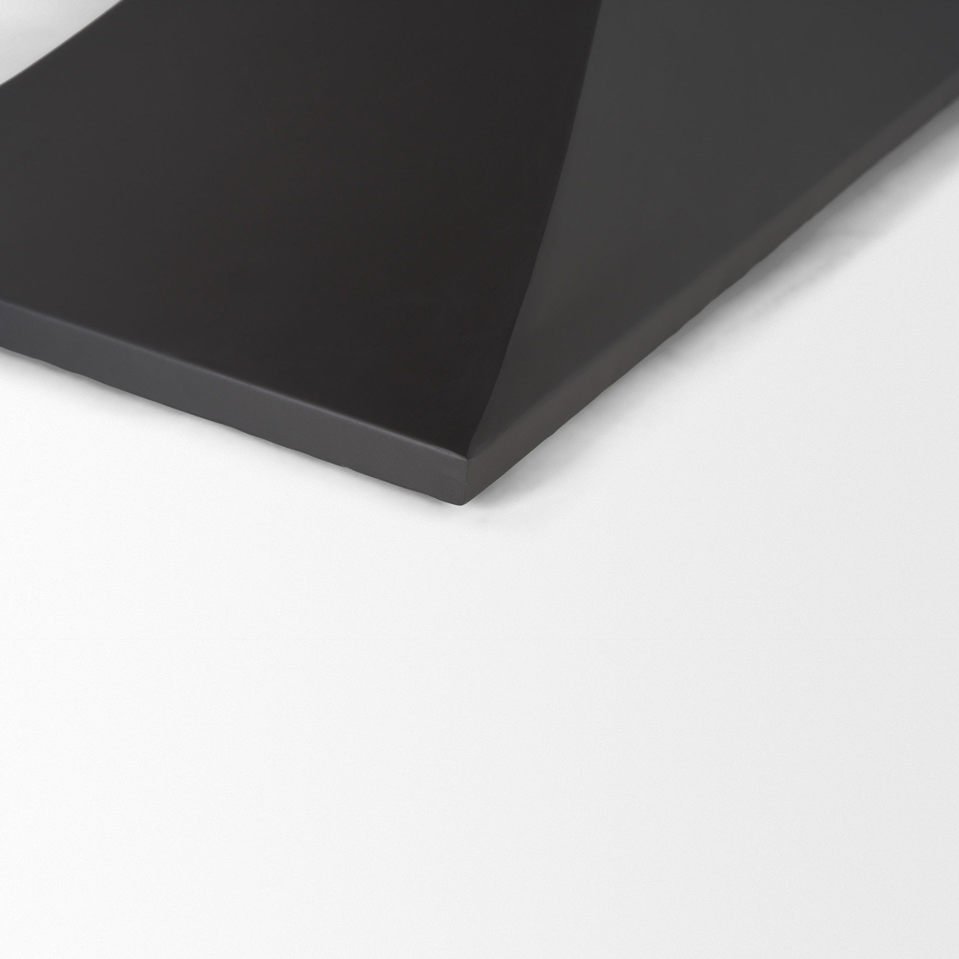 Maxton II 79x39 Rectangular Brown Solid Wood Top Dark Gunmetal Base Dining Table, by Mercana, 79" length x 39" width x 30" height View 10