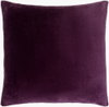Cotton Velvet Lumbar Pillow Poly, Decorative Pillow by Surya, 13" length x 20" width thumbnail