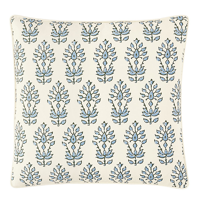 Online Designer Living Room Annie Block Print Pillow