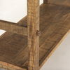 Rosie Large Brown Wood Console Table thumbnail 6