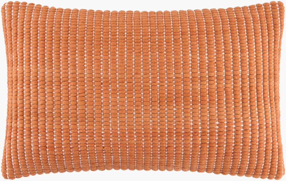 Chunky Grid Lumbar Pillow, Decorative Pillow by Surya, 13" length x 20" width