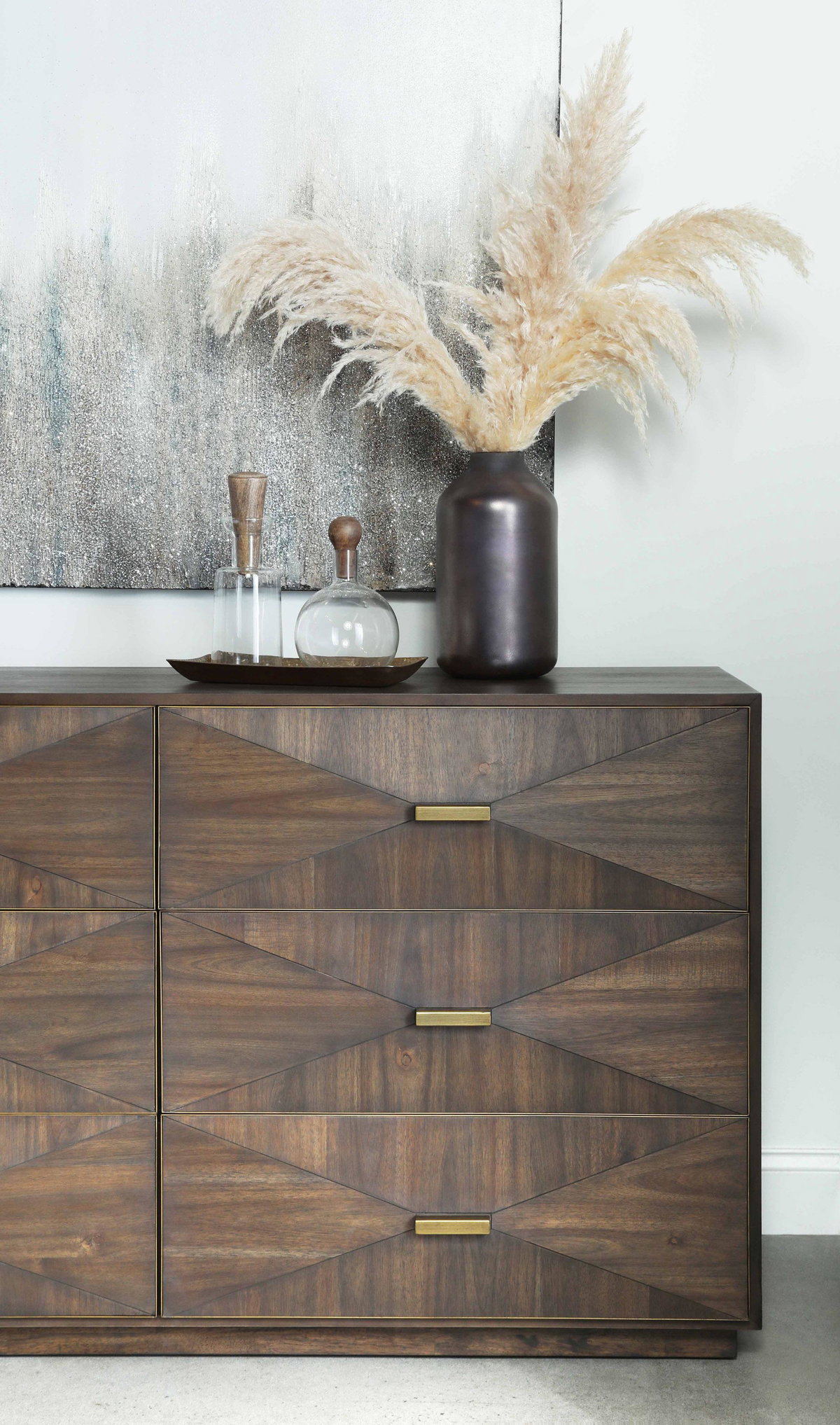 Wynn 6-Drawer Double Dresser, by Essentials for Living, 64" width x 36" height x 20" depth View 11