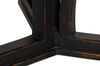 Flying Buttress Dining Table,Ant. Black, by Sarreid, 54" length x 54" width x 30" height thumbnail 8