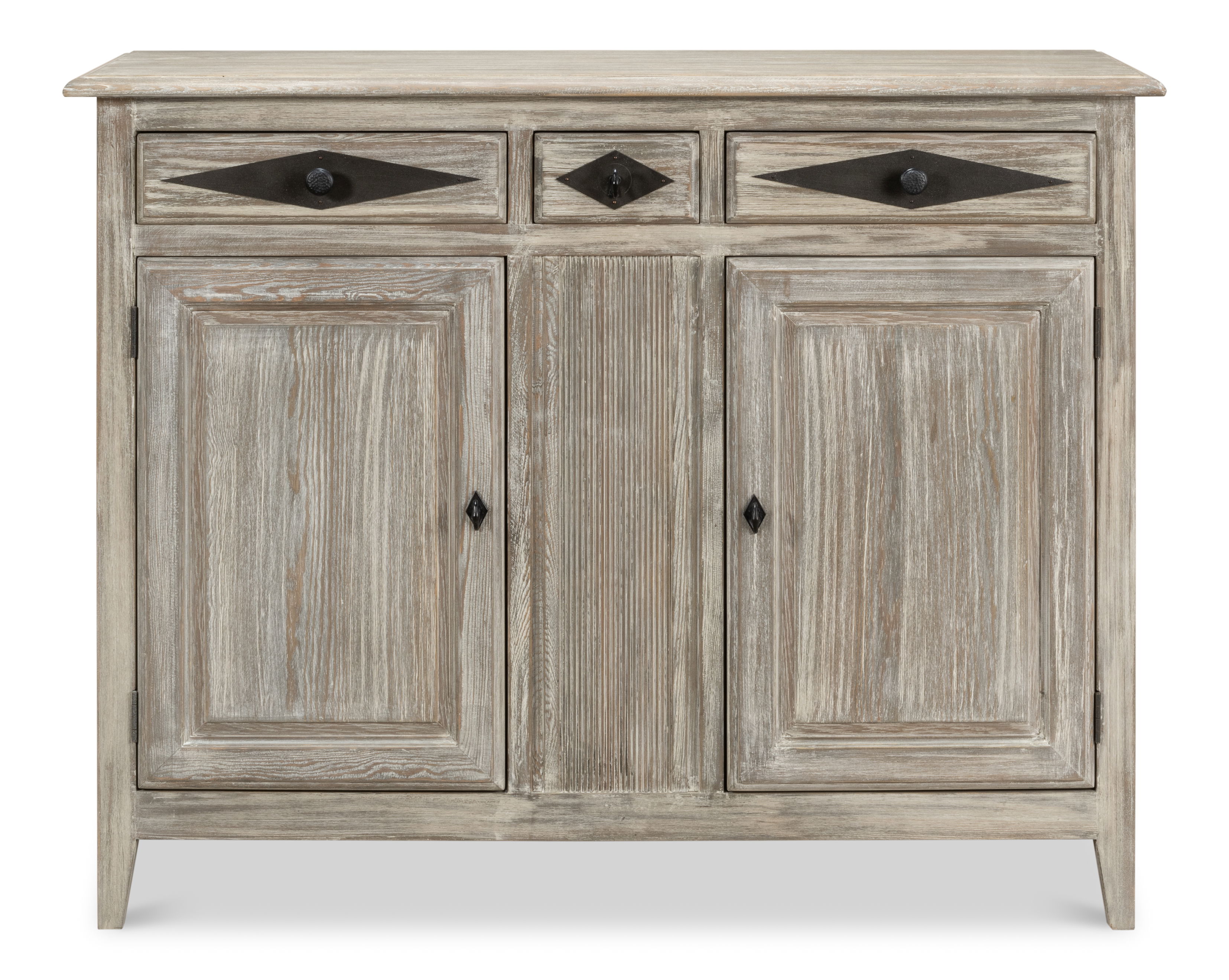 Shepherd Bungalow Buffet, Cabinets & Sideboard by Sarreid, 54" length x 19" width x 42" height View 2