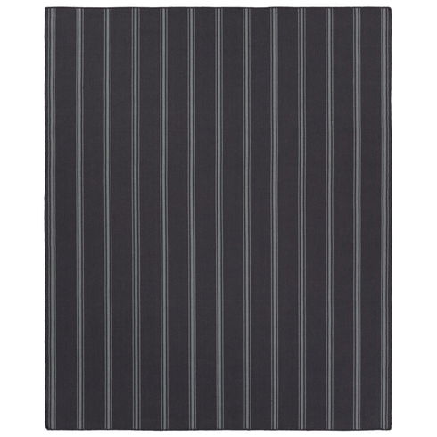 Memento Handmade Indoor/Outdoor Striped Navy/ Light Blue