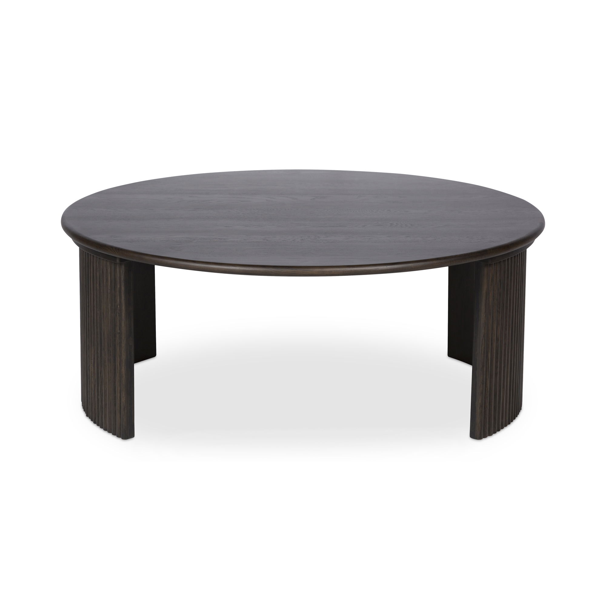Penny Large Coffee Table Dark Brown, by Moe's Home, 39" width x 15.75" height x 39" depth View 4