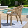 Kavali Outdoor Wicker Dining Armchair, Outdoor Chair by Uttermost, 1'11.5" width x 2'8" height x 2'1.25" depth thumbnail 2
