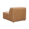 Form Slipper Chair Sonoran Tan Leather, Accent Chair by Moe's Home, 31" width x 26" height x 40.5" depth thumbnail 2