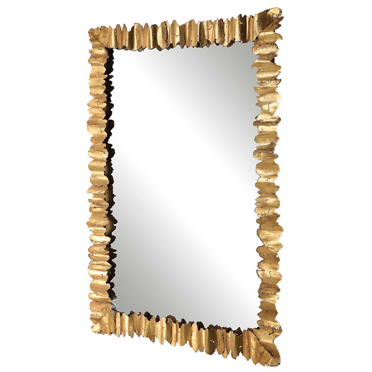 Lev Antique Gold Mirror, by Uttermost, 34" width x 48.5" height x 2" depth View 5