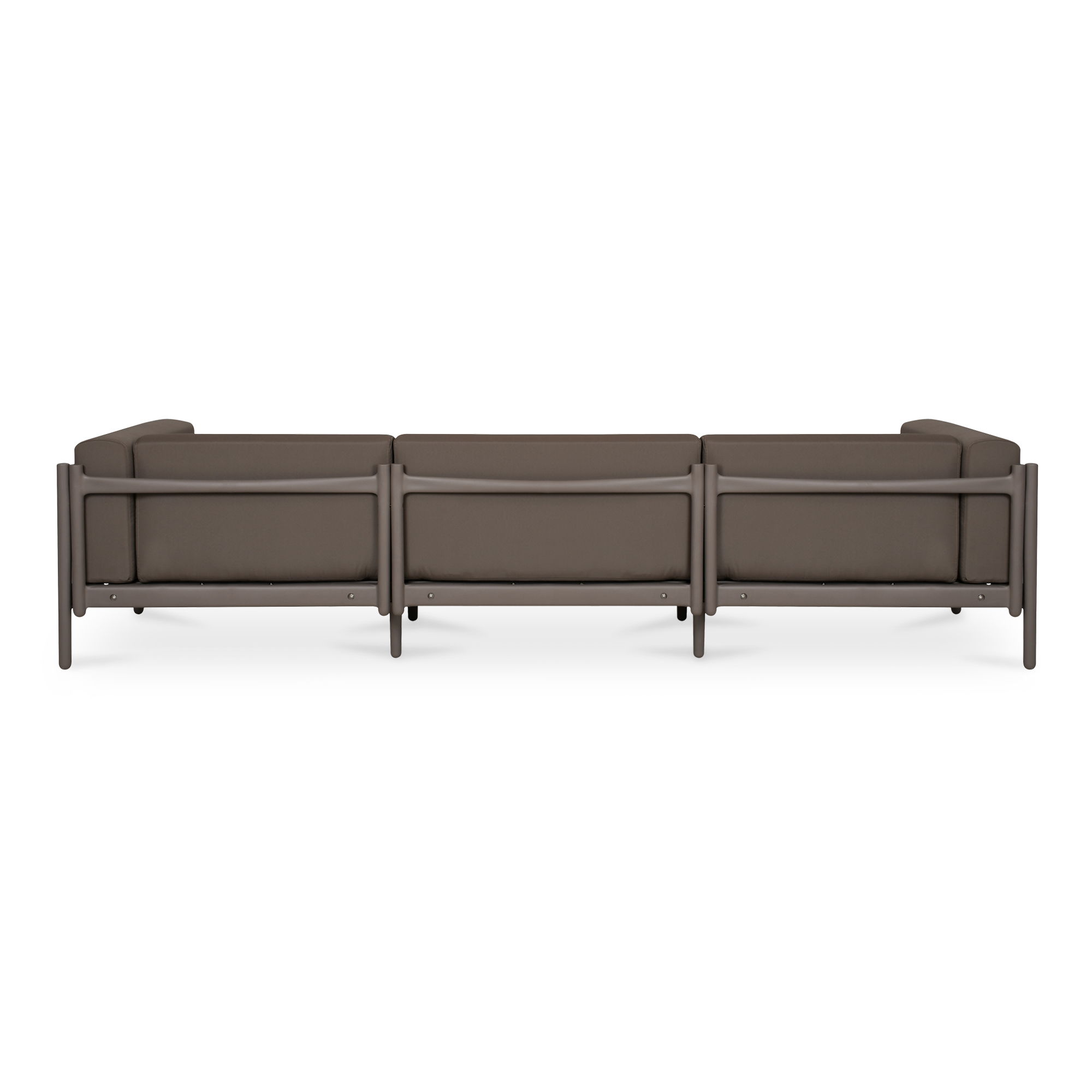 Suri Outdoor 3-seat Sofa, Sofas & Sectional by Moe's Home, 109" width x 26.2" height x 28.7" depth View 4