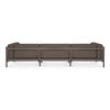 Suri Outdoor 3-seat Sofa, Sofas & Sectional by Moe's Home, 109" width x 26.2" height x 28.7" depth thumbnail 4