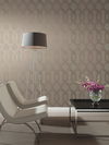 Viva Lounge Gold Metallic Wallpaper, by York Wall, 33' length x 1'9" width x 0.02" depth thumbnail 3