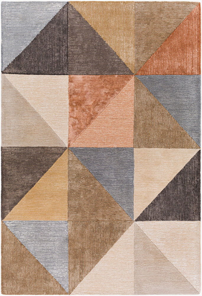 Glasgow Handmade Rug, by Surya, 1'6" length x 1'6" width