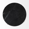 Reinhold II 21L x 21W x 21H Black Marble Top Iron Side Table thumbnail 6