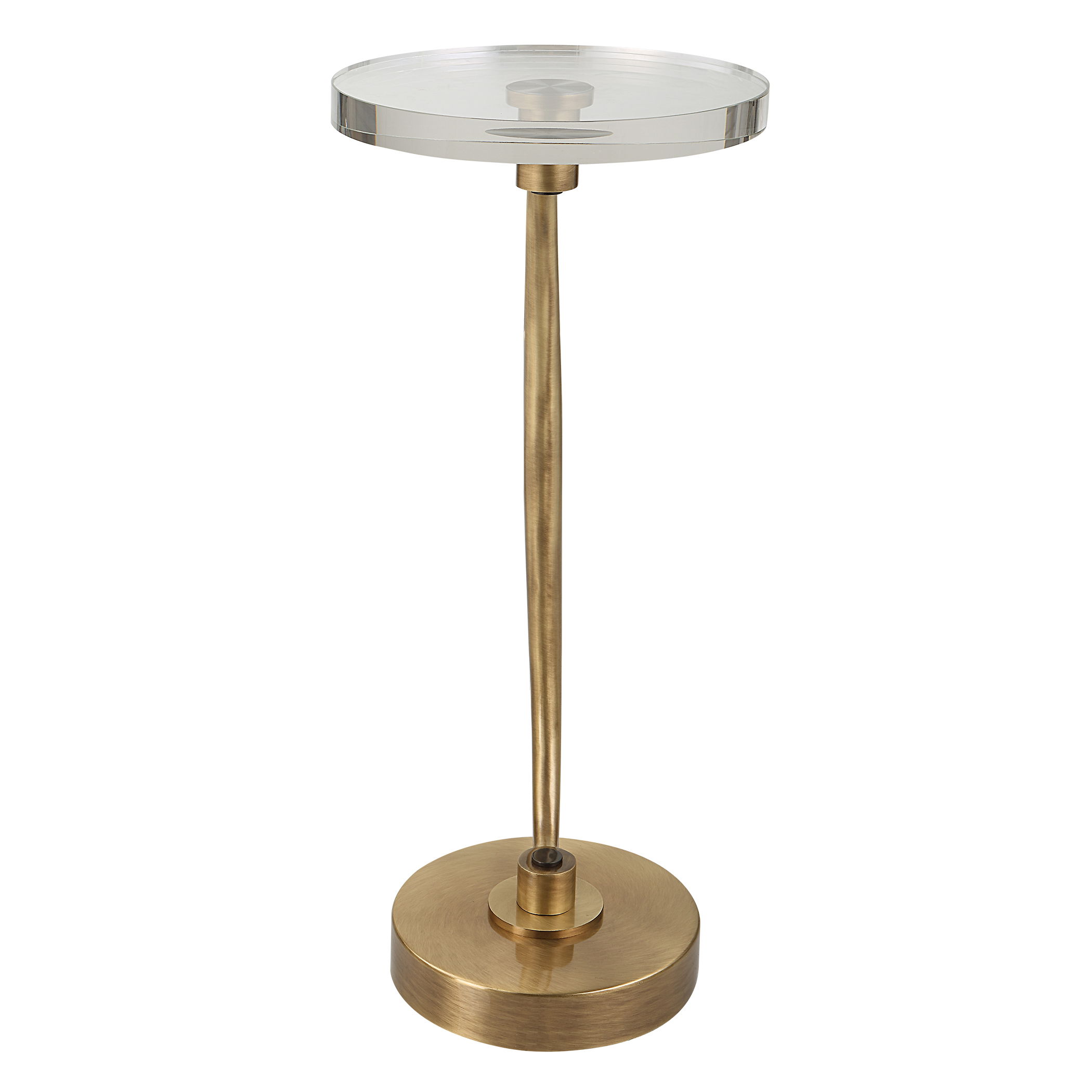 Waveney Brass Drink Table large image 