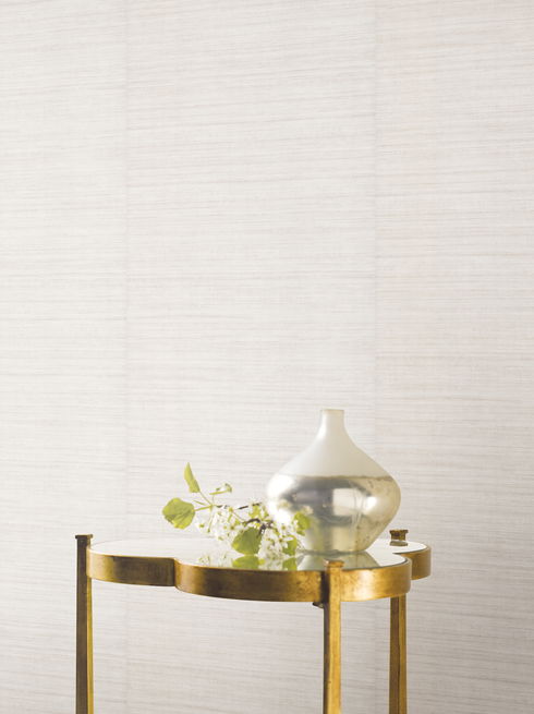 Silk Elegance Pearl Wallpaper