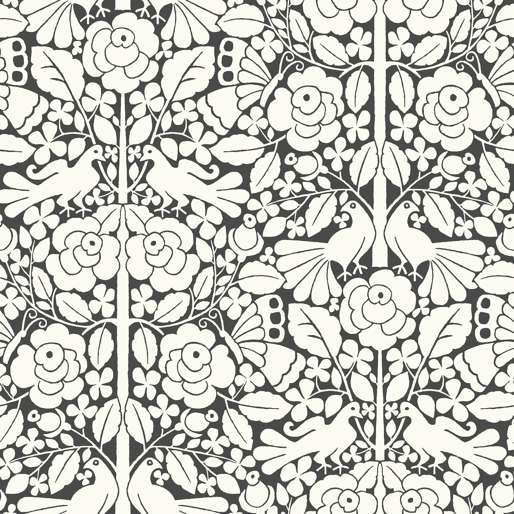 Fairy Tales Black Wallpaper large image 