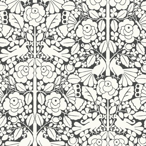 Fairy Tales Black Wallpaper