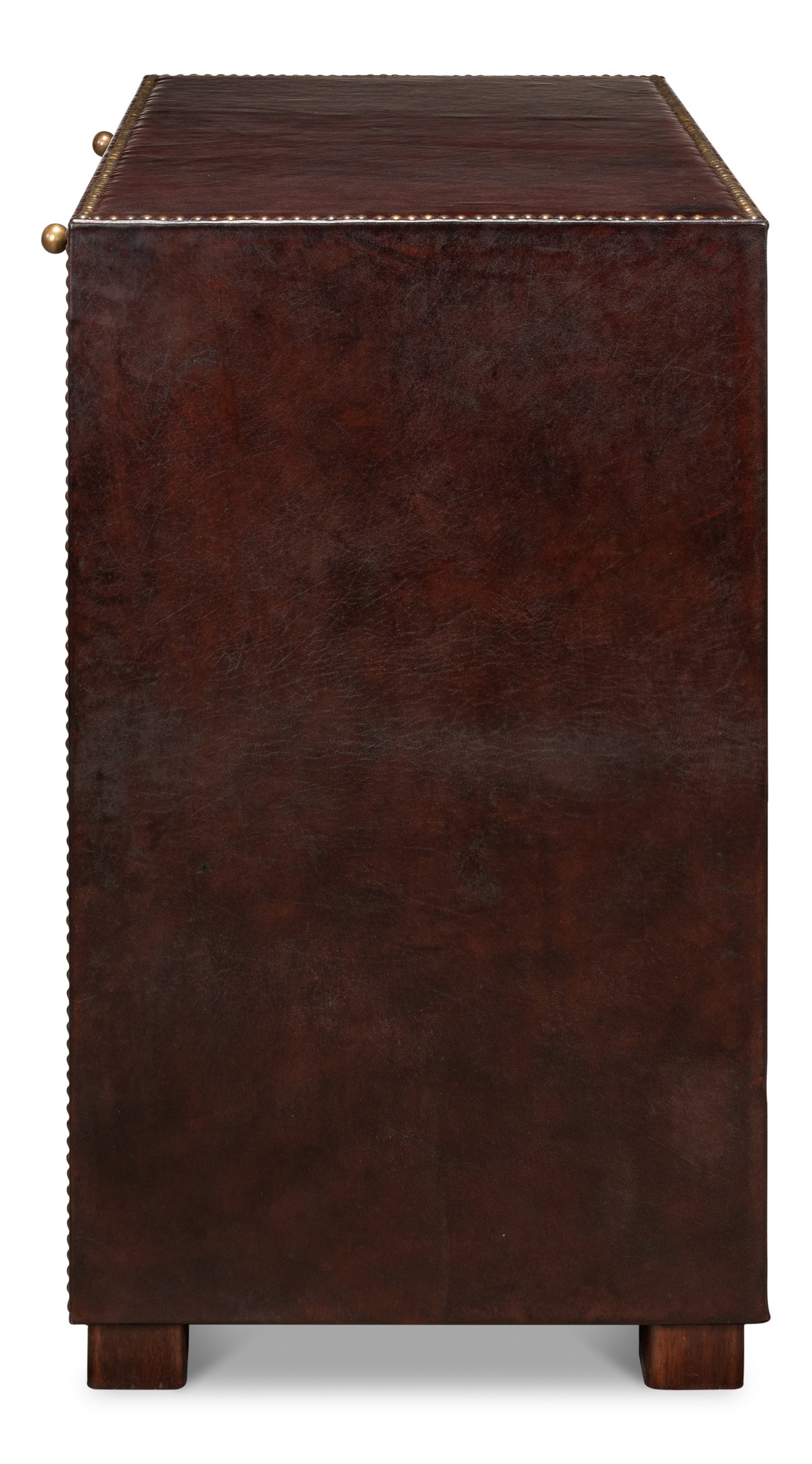 Studded Gentleman's Chest, by Sarreid, 1'8" length x 3'4" width x 2'10" height View 4