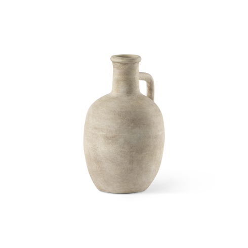 Zenni   Warm Beige Ceramic Vase