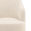 Londyn Dining Chair Cream, by Dovetail, 25" width x 35" height x 27.75" depth thumbnail 7