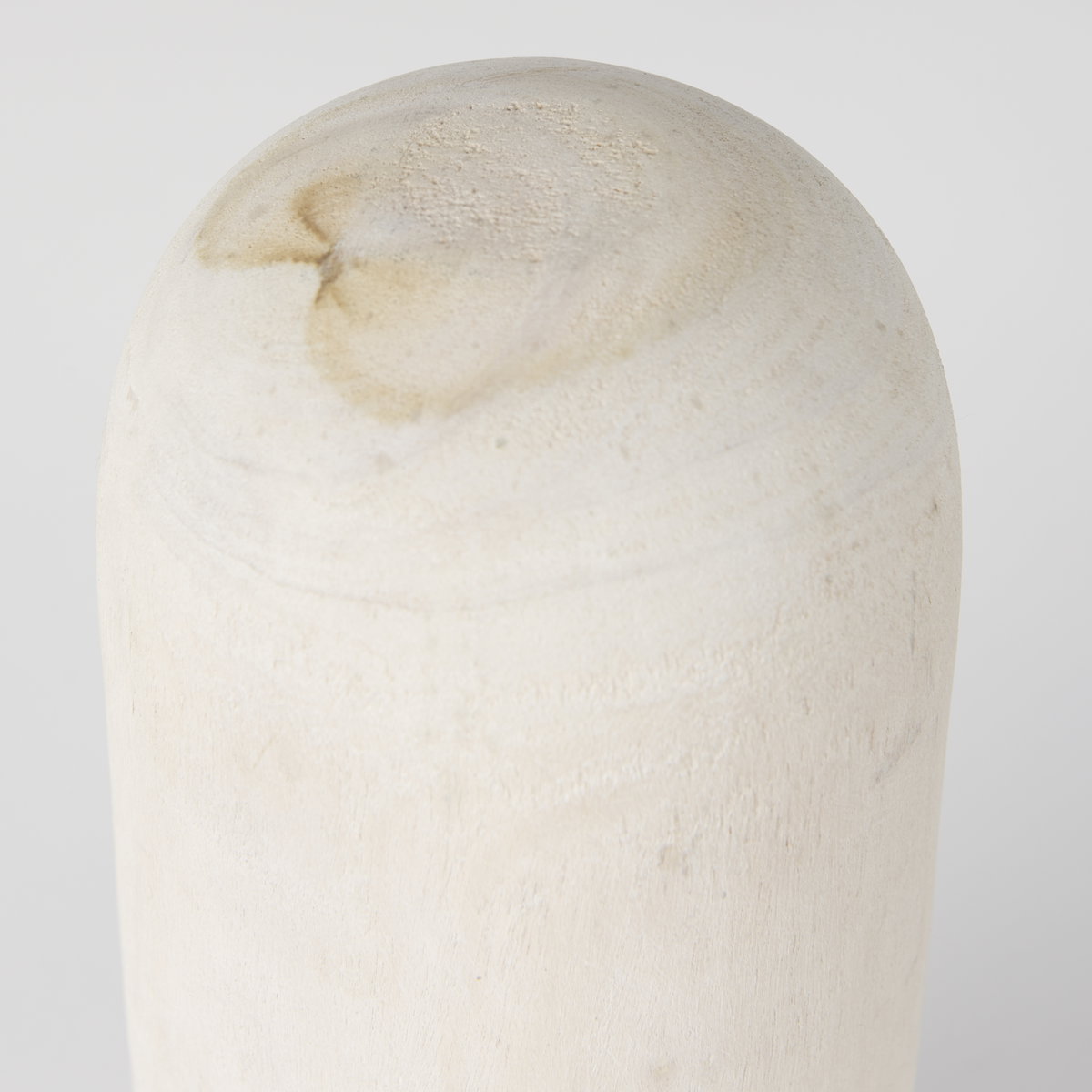 Knox Medium White-Wash Wood Decorative Object, by Mercana, 4.5" length x 4.5" width x 10" height View 5