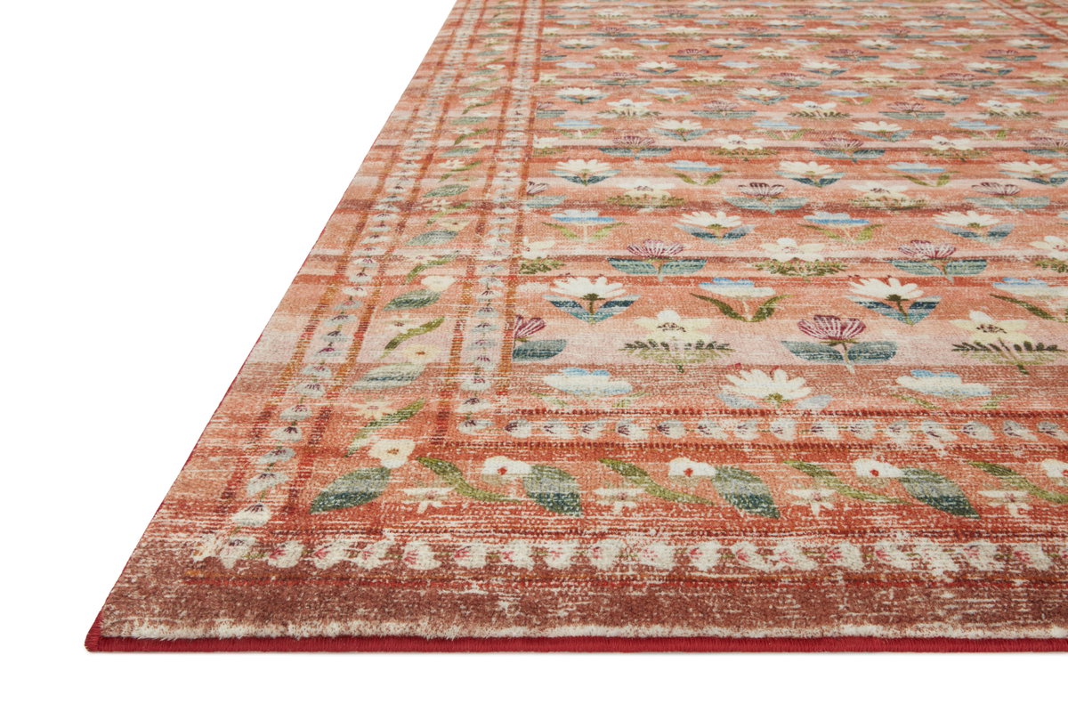 Rifle Paper Co. x Loloi Courtyard Rug, 2'6" length x 9'6" width View 3