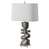 Free Flowing Nickel Table Lamp thumbnail 4