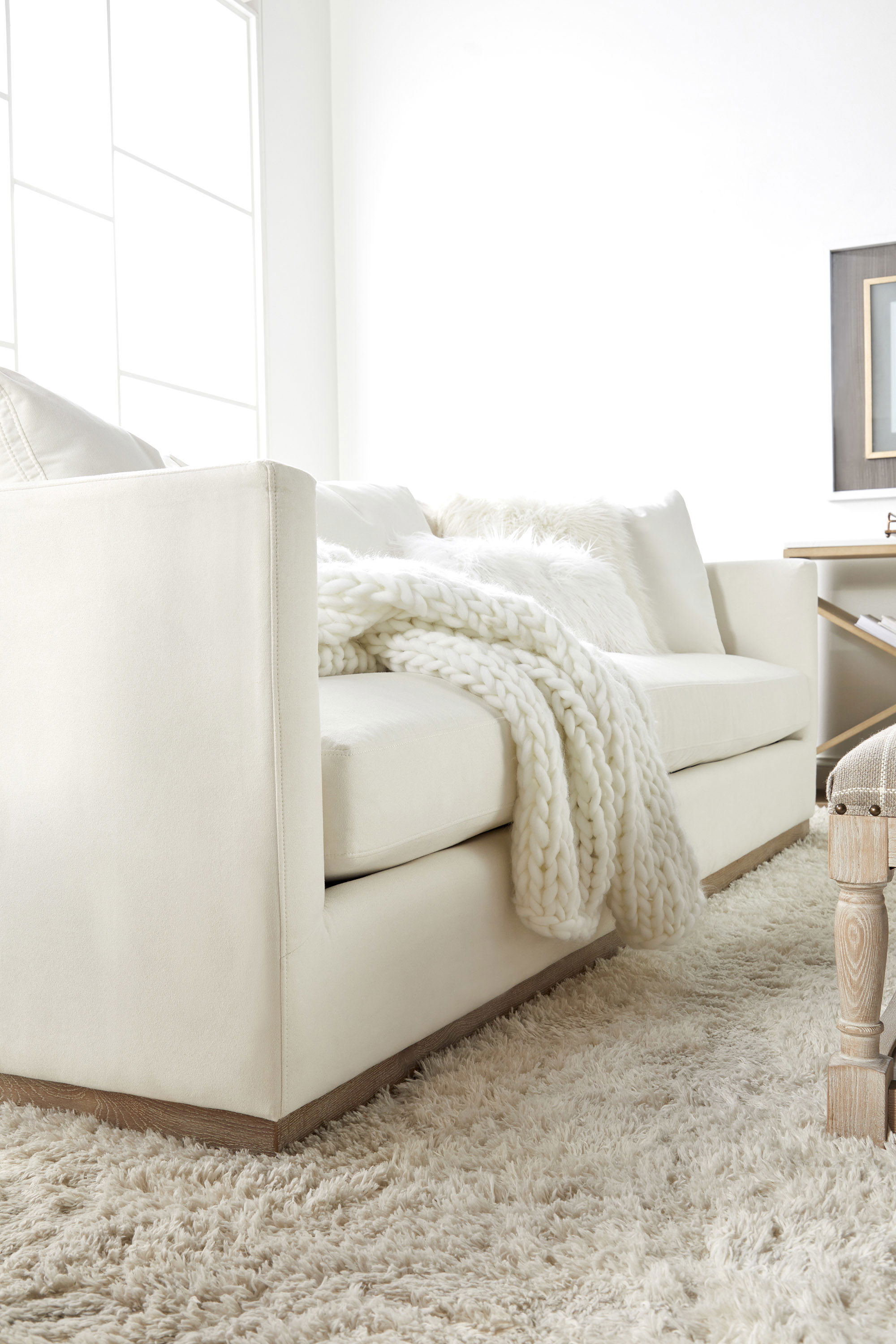 Siena 96' Plinth Base Sofa, Seating by Essentials for Living, 96" width x 32" height x 37.5" depth View 8