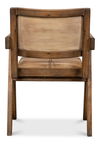 Angus Chair, Brown W/Brown Leather thumbnail 11